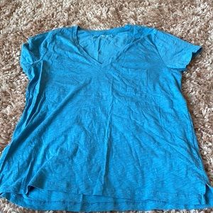Blue, Madewell, v neck